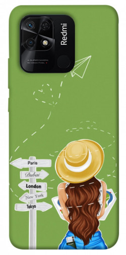 Чохол itsPrint Travel girl для Xiaomi Redmi 10C