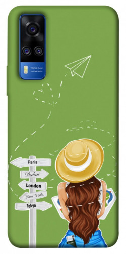 Чехол itsPrint Travel girl для Vivo Y51a