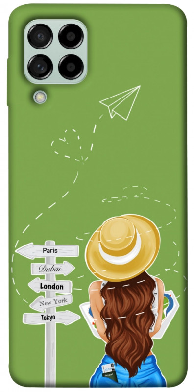 Чехол itsPrint Travel girl для Samsung Galaxy M53 5G, lifestyle, купить оптом с доставкой
