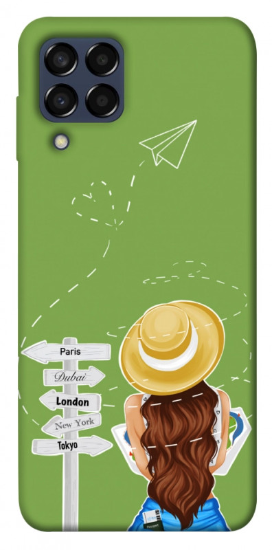 Чехол itsPrint Travel girl для Samsung Galaxy M33 5G, lifestyle, купить оптом с доставкой
