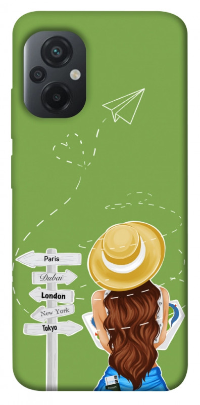 Чехол itsPrint Travel girl для Xiaomi Poco M5, lifestyle, купить оптом с доставкой