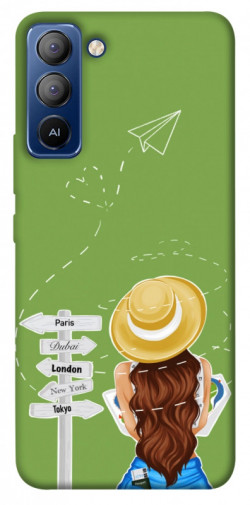 Чехол itsPrint Travel girl для TECNO Pop 5 LTE