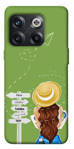 Чехол itsPrint Travel girl для OnePlus 10T