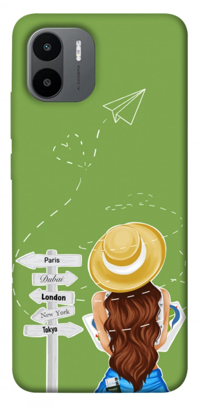 Чехол itsPrint Travel girl для Xiaomi Redmi A1+ / A2+, lifestyle, купить оптом с доставкой