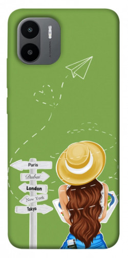 Чохол itsPrint Travel girl для Xiaomi Redmi A1+ / A2+