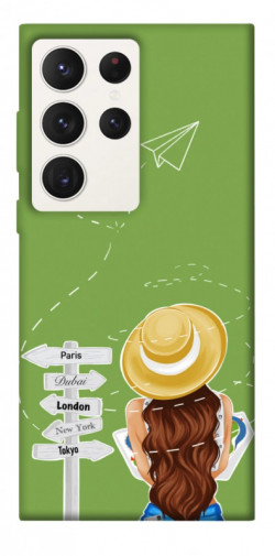 Чехол itsPrint Travel girl для Samsung Galaxy S23 Ultra