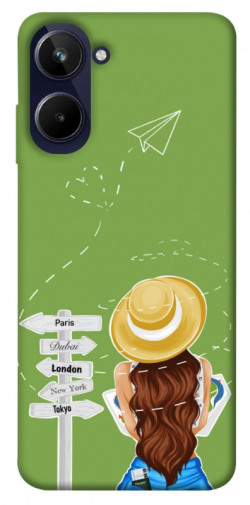 Чехол itsPrint Travel girl для Realme 10 4G