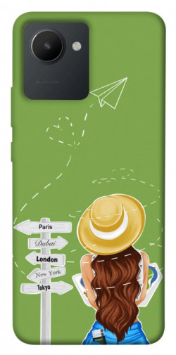 Чехол itsPrint Travel girl для Realme C30