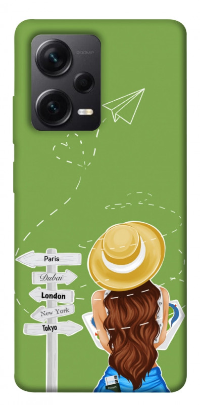 Чехол itsPrint Travel girl для Xiaomi Redmi Note 12 Pro+ 5G, lifestyle, купить оптом с доставкой