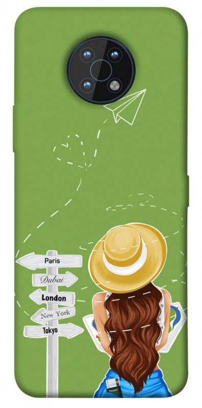 Чехол itsPrint Travel girl для Nokia G50, lifestyle, купить оптом с доставкой