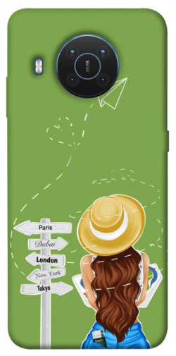 Чехол itsPrint Travel girl для Nokia X10 / X20