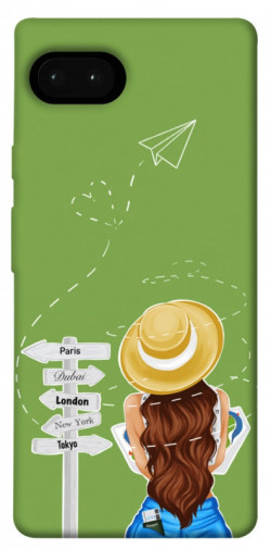 Чехол itsPrint Travel girl для Google Pixel 7a