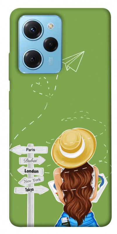 Чехол itsPrint Travel girl для Xiaomi Poco X5 Pro 5G, lifestyle, купить оптом с доставкой