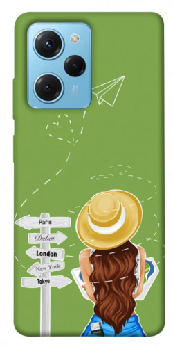 Чехол itsPrint Travel girl для Xiaomi Poco X5 Pro 5G