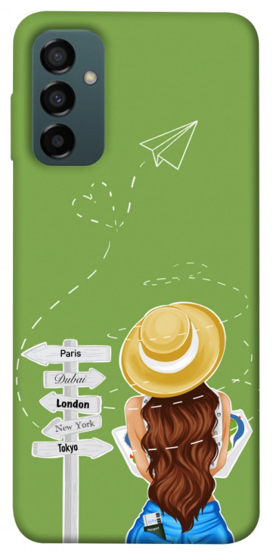 Чехол itsPrint Travel girl для Samsung Galaxy M14 5G, lifestyle, купить оптом с доставкой