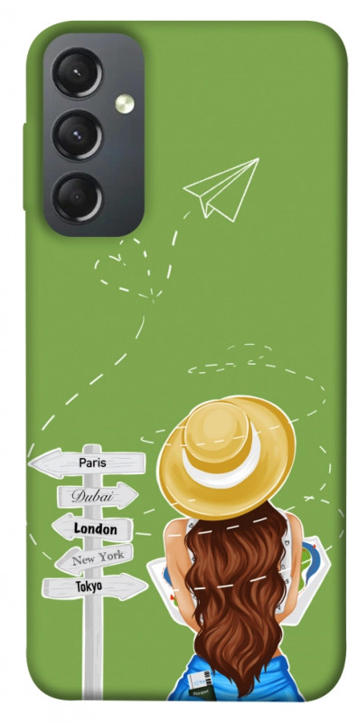 Чехол itsPrint Travel girl для Samsung Galaxy A24 4G, lifestyle, купить оптом с доставкой