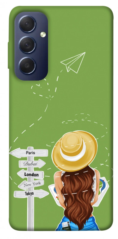 Чехол itsPrint Travel girl для Samsung Galaxy M54 5G, lifestyle, купить оптом с доставкой