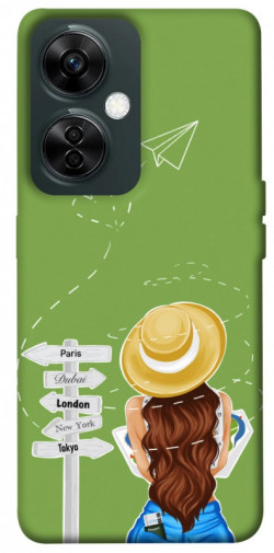 Чехол itsPrint Travel girl для OnePlus Nord CE 3 Lite