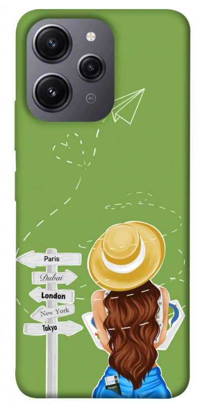 Чехол itsPrint Travel girl для Xiaomi Redmi 12, lifestyle, купить оптом с доставкой