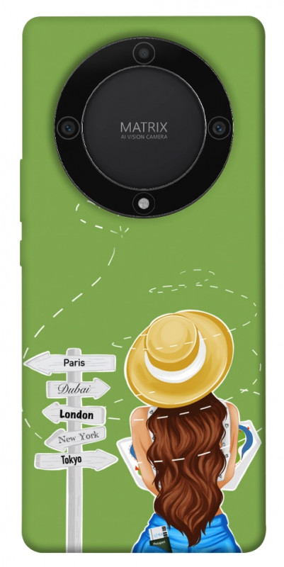 Чехол itsPrint Travel girl для Huawei Magic5 Lite, lifestyle, купить оптом с доставкой