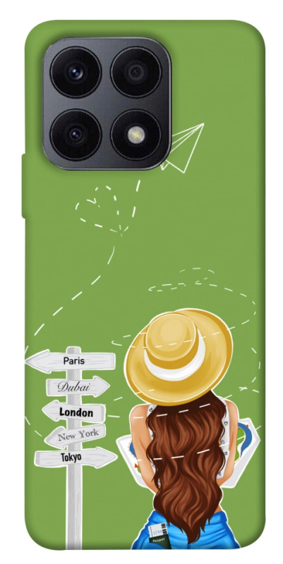 Чехол itsPrint Travel girl для Huawei Honor X8a, lifestyle, купить оптом с доставкой
