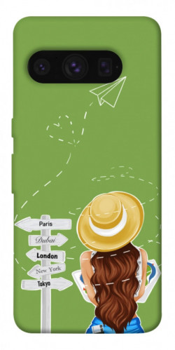 Чехол itsPrint Travel girl для Google Pixel 8 Pro