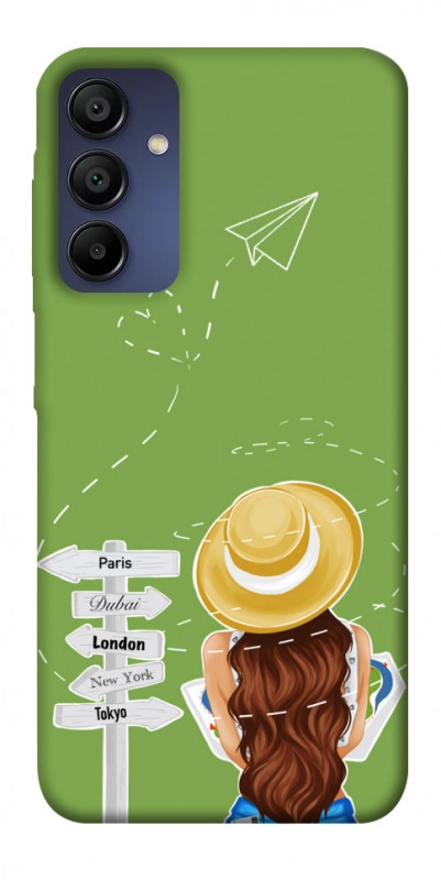 Чехол itsPrint Travel girl для Samsung Galaxy A15 4G/5G, lifestyle, купить оптом с доставкой