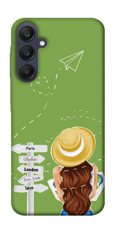 Чехол itsPrint Travel girl для Samsung Galaxy A25 5G, lifestyle, купить оптом с доставкой