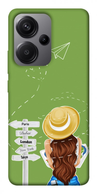 Чехол itsPrint Travel girl для Xiaomi Redmi Note 13 Pro+, lifestyle, купить оптом с доставкой