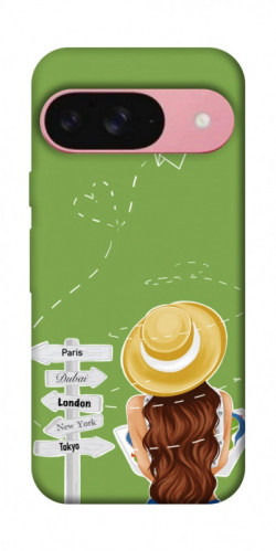 Чехол itsPrint Travel girl для Google Pixel 9