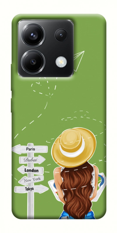 Чехол itsPrint Travel girl для Xiaomi Poco X6, lifestyle, купить оптом с доставкой