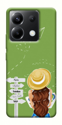 Чехол itsPrint Travel girl для Xiaomi Poco X6