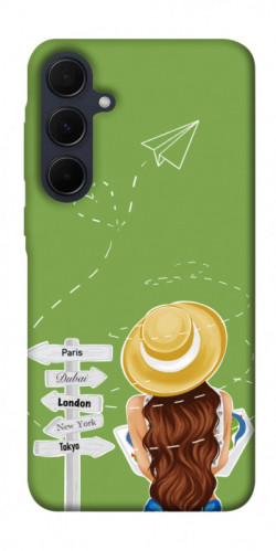 Чохол itsPrint Travel girl для Samsung Galaxy A55