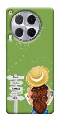 Чохол itsPrint Travel girl для TECNO Camon 30 (CL6)
