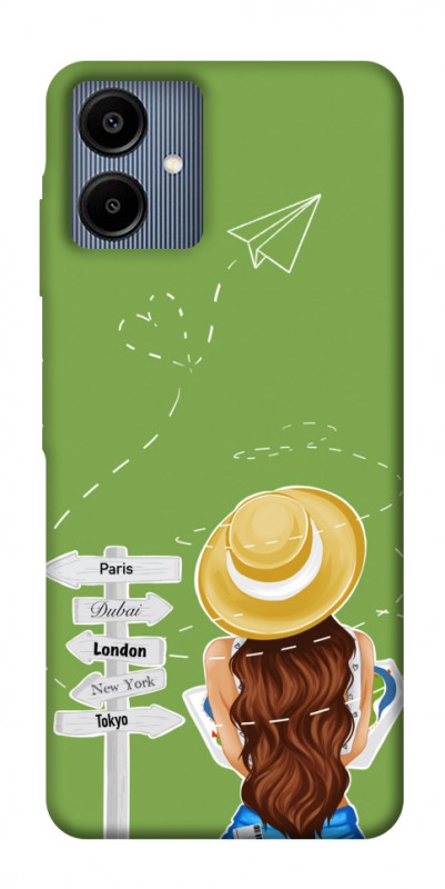 Чехол itsPrint Travel girl для Samsung Galaxy A06, lifestyle, купить оптом с доставкой