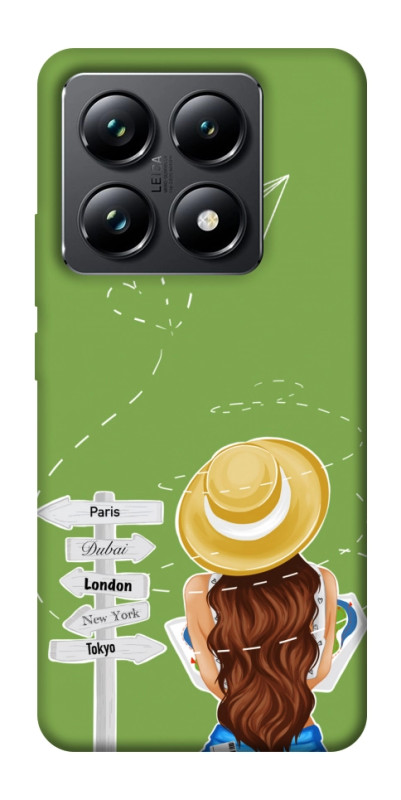 Чехол itsPrint Travel girl для Xiaomi 14T Pro, lifestyle, купить оптом с доставкой