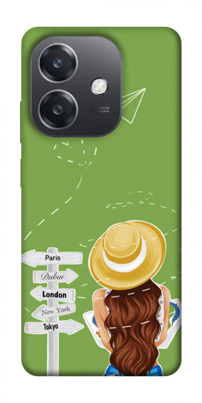 Чехол itsPrint Travel girl для Oppo A3 4G, lifestyle, купить оптом с доставкой