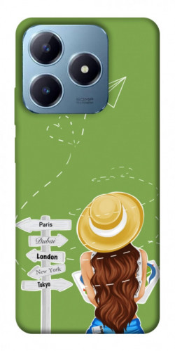 Чохол itsPrint Travel girl для Realme C63 4G