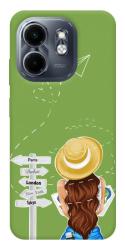 Чехол itsPrint Travel girl для Infinix Smart 9 4G / Hot 50i