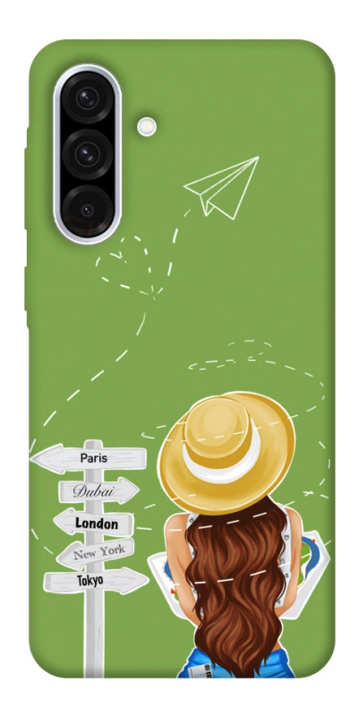 Чехол itsPrint Travel girl для Samsung Galaxy A56 5G, lifestyle, купить оптом с доставкой