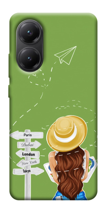 Чехол itsPrint Travel girl для Xiaomi Poco X7 Pro, lifestyle, купить оптом с доставкой