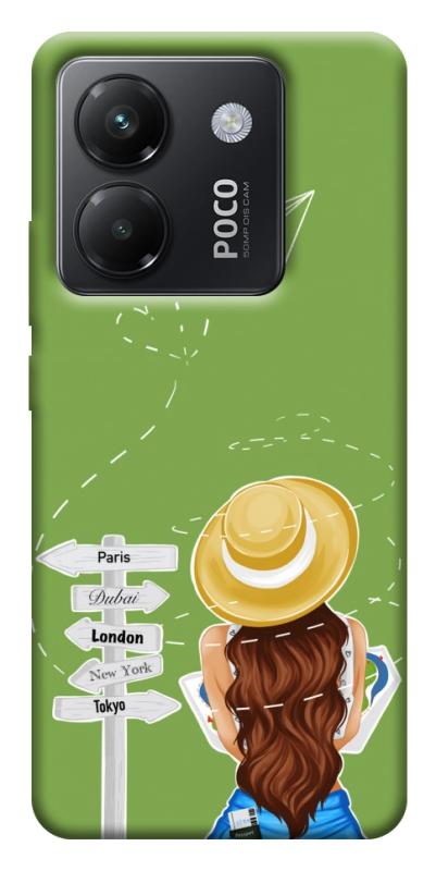 Чехол itsPrint Travel girl для Xiaomi Poco M7 Pro 5G, lifestyle, купить оптом с доставкой