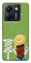 Чехол itsPrint Travel girl для Xiaomi Poco M7 Pro 5G