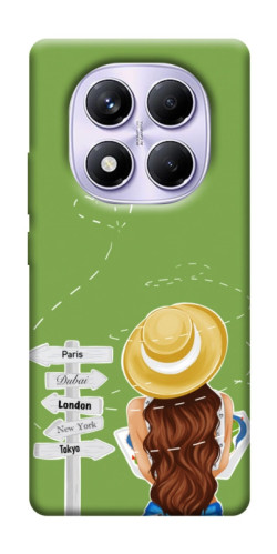 Чехол itsPrint Travel girl для Xiaomi Poco X7