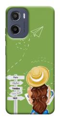 Чохол itsPrint Travel girl для Motorola Moto G05