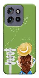 Чохол itsPrint Travel girl для Motorola Edge 50 Neo