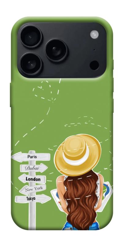 Чехол itsPrint Travel girl для Apple iPhone 17 Pro Max (6.9"), lifestyle, купить оптом с доставкой