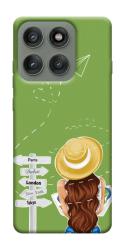 Чехол itsPrint Travel girl для Motorola Edge 60 Pro