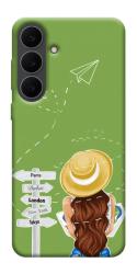 Чохол itsPrint Travel girl для Samsung Galaxy S25 FE