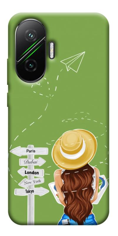 Чохол itsPrint Travel girl для Xiaomi Poco F7, lifestyle, купити оптом з доставкою